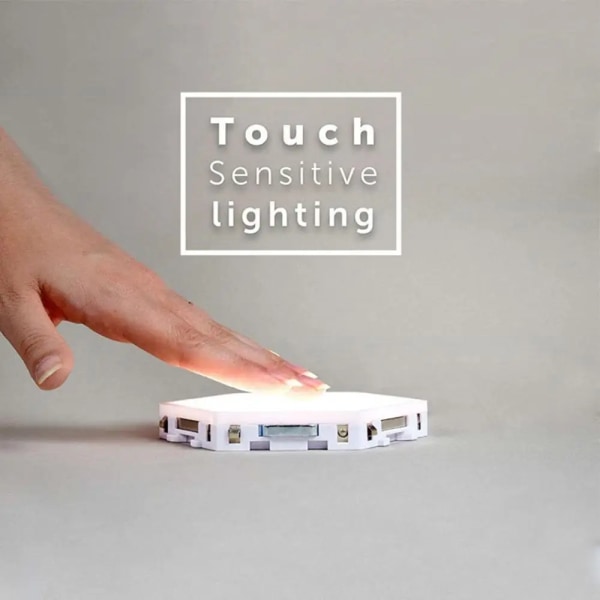 2023 Hot 1 Stk Quantum Lamp Led Lampe Modulær Touch Sensitive Lighting Sekskantet natlys Lamper Væglampe Sekskantet væglampe