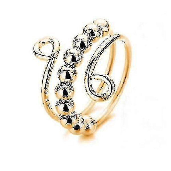 Til min datter - Drive Away Ur Anxiety Circle Beads Fidget Ring Justerbar