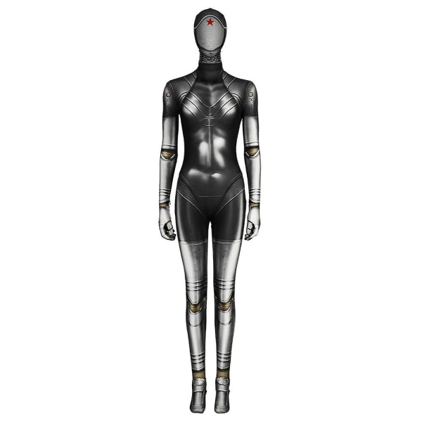 Cosdaddy Atomic Heart Dixie Cosplay Kostume Voksne Kvinder Sexet Sort Jumpsuit Suits Halloween Cosplay Kostume Pige Bodysuits XL