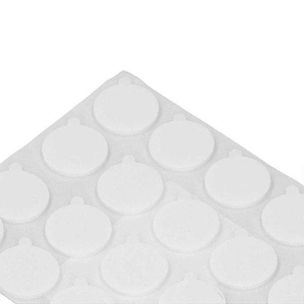 10 Set Dubbelsidiga Självhäftande Prickar med Öra Rund Putty Sticky Tack Lim 20mmx2mm Prickar