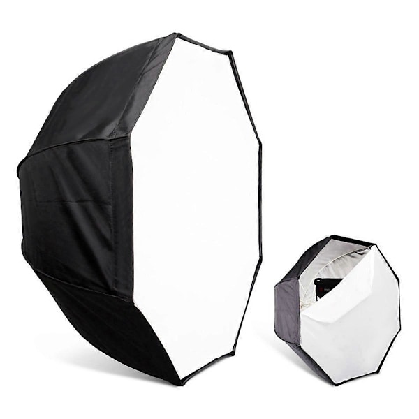 Oktagonal Paraply Softbox 80cm Universal Topp Blixt Softlight Skydd