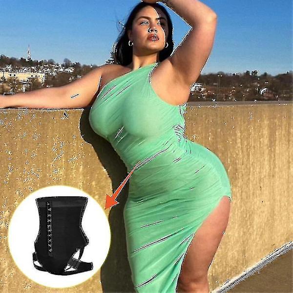 Tflycq Cuff Mave Trainer Kvinde Exceptional Shapewear 2-i-1 Højtaljede Hofteløftebukser 2XL