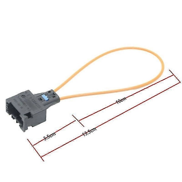 MOST Fiberoptisk Loop Bypass Hunn- og Hunnkontaktsett Adapter For -