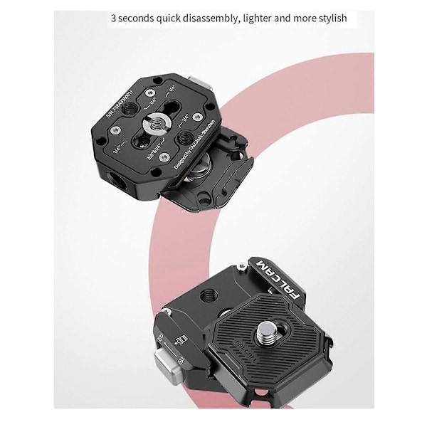 F38 Multi-Hul Hurtigudløserplade Kit Tripod Mount Adapter