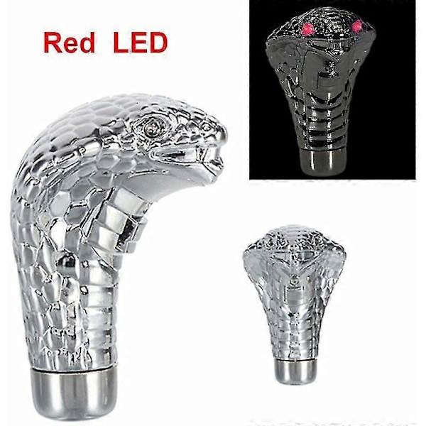 Bil Modificeret Gearknop Bil Cobra Gearknop Med LED Lys Slangehoved