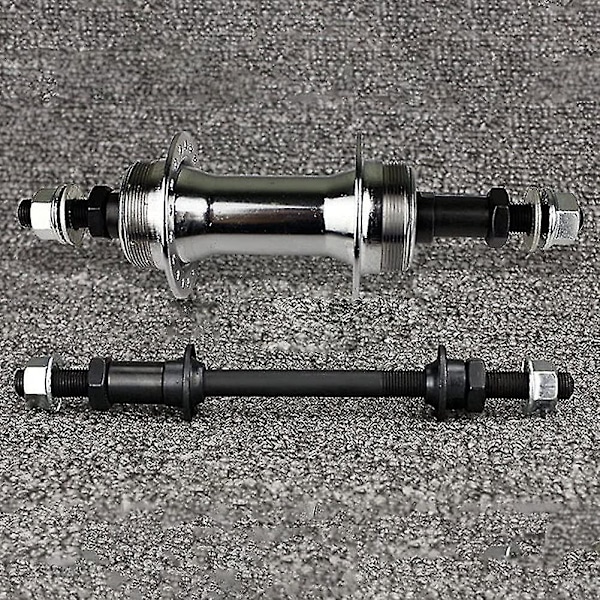 Cykelhjul Navaxel Bakre Solid Spindelaxel Spak Mountain Snabbkoppling Mountainbike Främre Bakre Axel Mtb Hjulaxel Cykeltillbehör 180mm (svart)