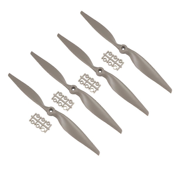 4 stk. RC Propeller CW 12x6 tommer til fly med adapterringe