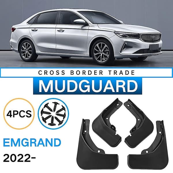 Bilskvettlapper for Geely 2022 - Mudguard Fender Mud Flap Guard Splash Mudguards Biltilbehør