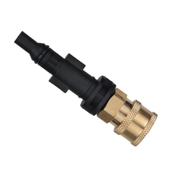 Högtryckstvättslangadapter 1/4'' snabbkoppling plastskummunstycke kopplingar högtryckstvättstillbehör