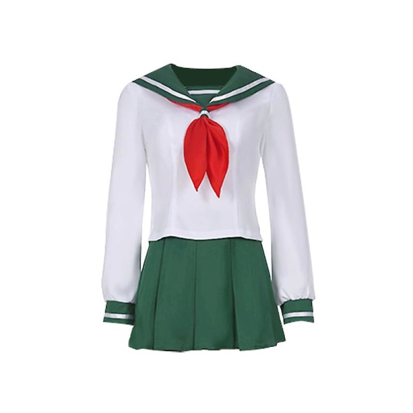 Naisten Inuyasha Cosplay Kagome Higurashi Winter Sailor Outfits -asu S