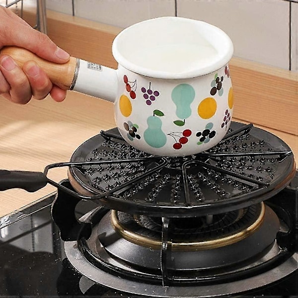 Lämpölevyin Flame Reducer - Emali Liekin Suoja Simmeri Rengas Griddle Lämpösuoja Lämpökesyttäjä