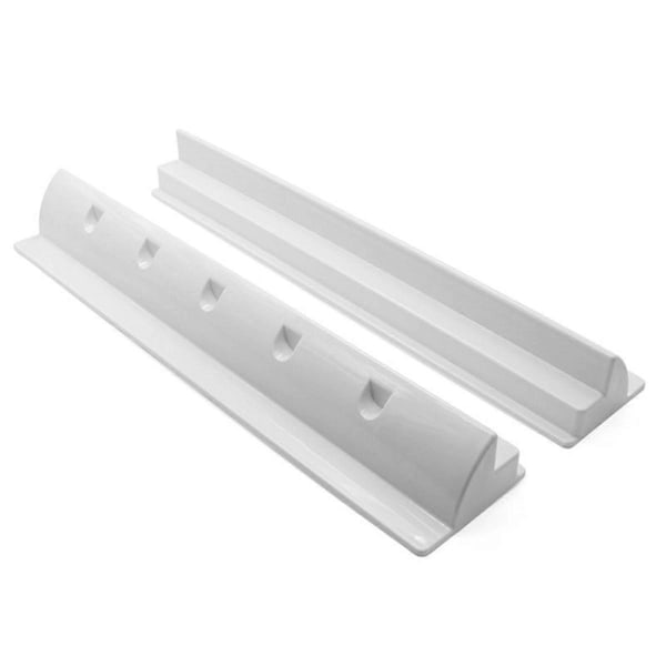 UV-beständig ABS Solar Panel Spoiler Fäste Långsida Solcellsfäste 460mm för Husvagn/Husbil Tak