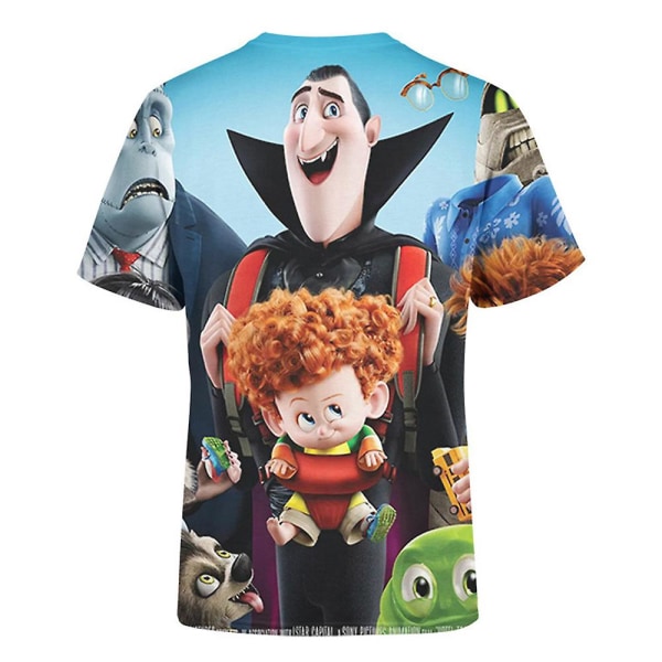 Hotel Transylvania Børn Drenge Kortærmet T-shirt Sommer Casual Tee Tops style 1 5-6 Years