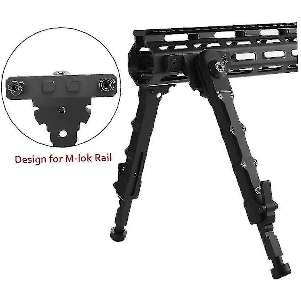 Utendørs Bipod Kamera Justerbar Bipod Aluminium Legering Hurtigutløser Stabil V9 Bipod For Utendørs Svart Utstyr