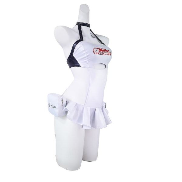 Ny trend Vorallme Hatsune Miku Cosplay Costume Racing Lady Hatsune Miku Costume M