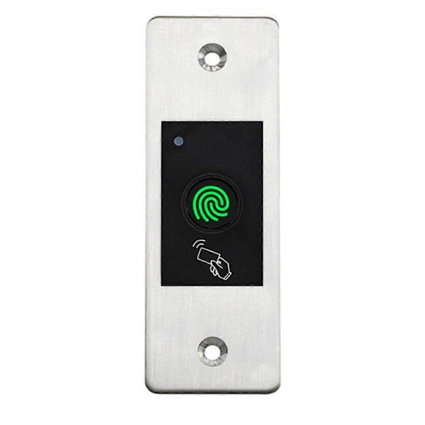 F99 Fingeravtrycksläsare Lösenord Nyckellös Metall Åtkomstkontroll Knappsats Mini IP66 Vattentät Inbäddad A