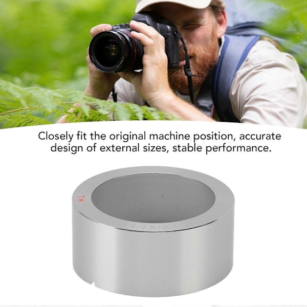 Kameraobjektiv Adapter Cirkel Aluminium Stabil Præcis Objektiv Front Ring Cirkel Adapter til ZV1 Sølv