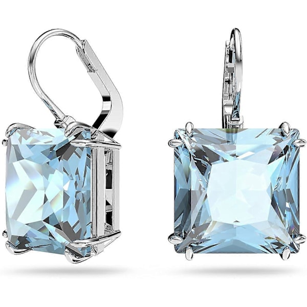 Schijia høy versjon av de trefargede firkantede diamantkrystall Bella-øredobbene for kvinner Swarovski-elementer godteri øredobber kvinner