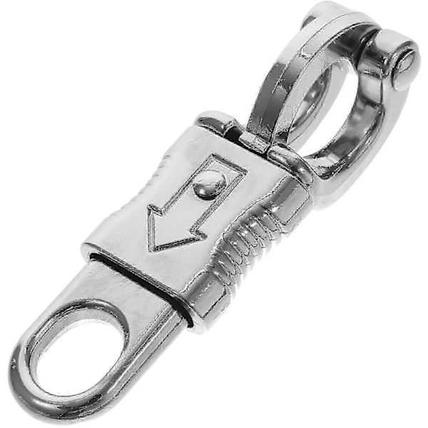 Paniikkikoukku 102mm Paniikkilukko Kiinteällä Silmällä Pikavapautus Ratsastus Paracord Lukko