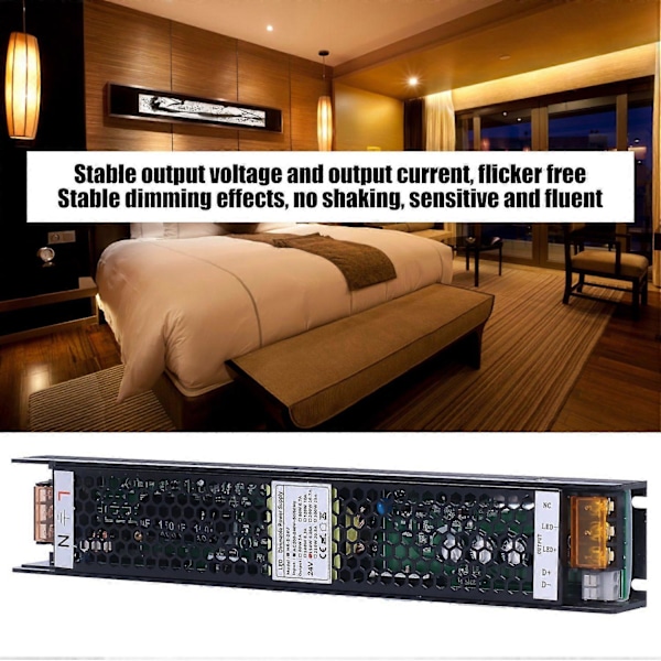 LED Dæmpbar Strømforsyning PWM Smart Dæmpning Touch 150W Driver Adapter Industrielt Udstyr 24V 6.25A