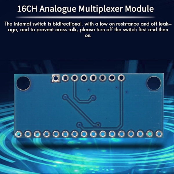10 stk. 16CH Analog Multiplekser Modul 74HC4067 CD74HC4067 Presis Modul Digital Multiplekser MUX Br
