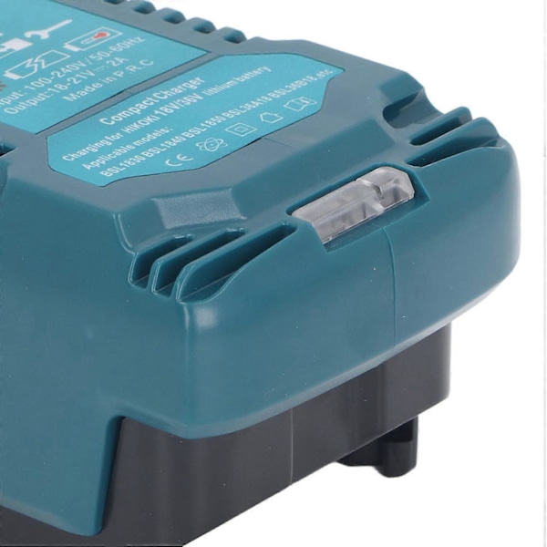 Bærbar Mini Lithium Batterioplader Kompakt til HIKOKI BSL1830 BSL1840 BSL1850 BSL36A18 BSL36818 1