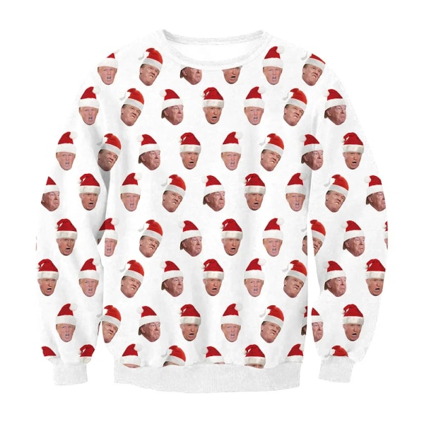 Ugly Christmas Sweater Herr Dam Tröjor 3D Rolig Söt printed Holiday Party Xmas Birthday Sweatshirts Unisex pullovers Toppar style 6 M