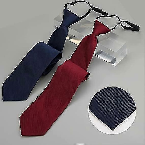 4 stk. Herre Forbundet Lynlås Slips, Formelt Business Slips, Silke Bryllupsslips, Slips i Flere Farver til Bryllupper Begravelser, Håndlavet Slips