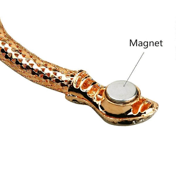 Flexibelt Böjbart Orm Smycke Halsband Choker Armband Scarfhållare Böjbar Kedja Vridbar Form Midjeband Bälte
