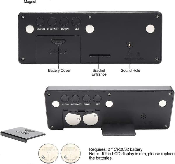 Digital Nedtelling Dager Timer Klokka - Aimilar 999 Dager Nedtelling Klokka Timer