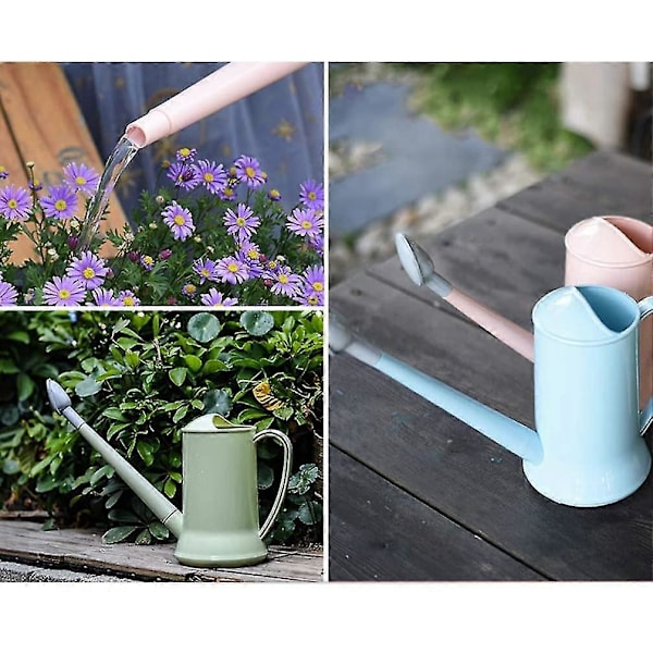 1 st Plast Vattenkanna Inomhus Utomhus Liten Vattenkanna Vattenkokare För Krukväxter Trädgårdsblommor 2000ml (grön) (ShiKai)