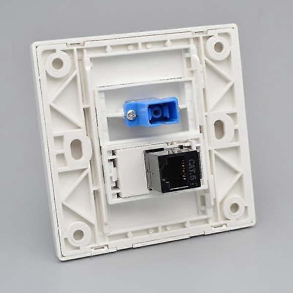 SC Fiberoptisk Grensesnitt, Vegguttak, RJ45 Nettverkskontaktpanel, Connecto1-type
