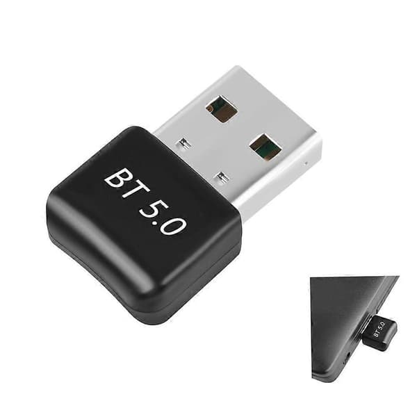 Creacube Trådløs USB Bluetooth-kompatibel 5.0 Adapter Dongle Musik Lydmodtager Adapter Transmitter til PC RTL8761B