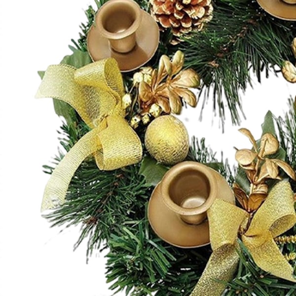 Jul Adventsljusstake Krans Jul Bordsdekoration Ljusstake