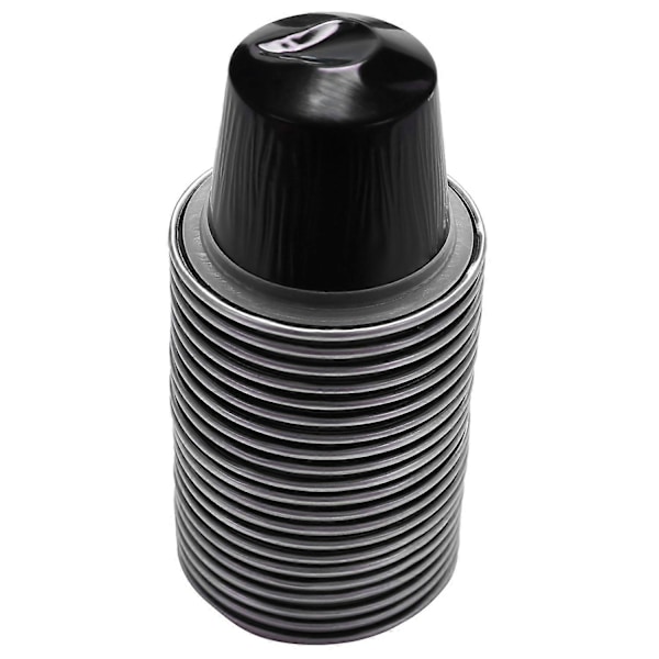 100 Set Påfyllningsbara Kaffekapselkoppar Engångspoddar för Automatisk Kaffemaskin Matförpackning Café Tillbehör