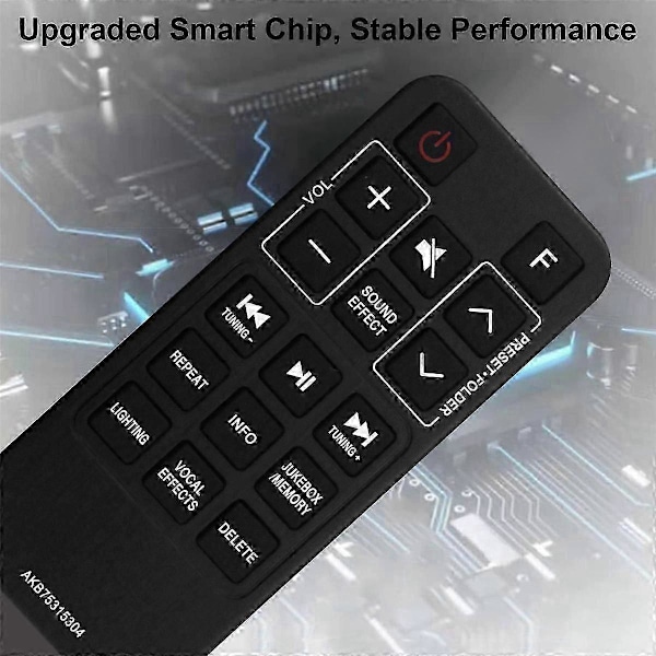 AKB75315304 Erstatningsfjernkontroll for LG SoundBar Hjemmelydsystemer