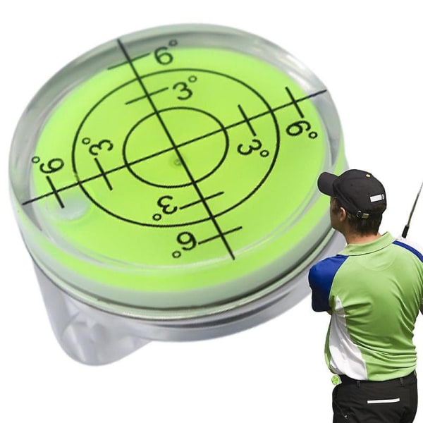 Golf Green Reading Marker 2 in 1 Golf Ball Marker Tool Golftarvikkeet miehille Lahjalukuapu golftarvikkeet Golfpallo Blue