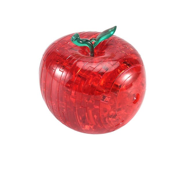 3D Kristallipalapeli - Punainen Omena