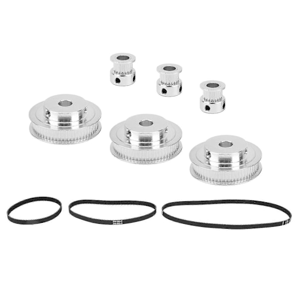 20 Tänder 60 Tänder Synkront Hjul 8mm Borrning 2GT200280400mm Kamrem