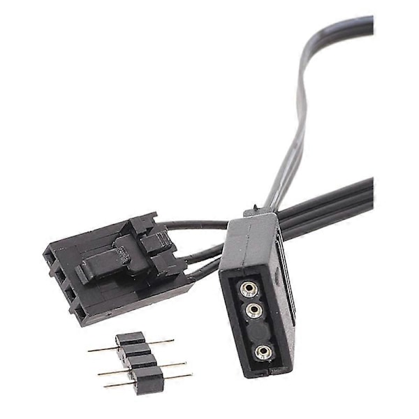 4-PIN RGB - Standardi ARGB 3-Pin 5V -sovitinliitin RGB-kaapeli 25cm