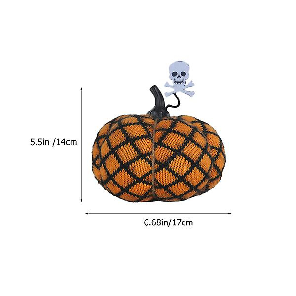 2 stk Fyldt græskar Legetøj Kreativ Fuzzy Græskar Halloween Dekoration Fest Decor
