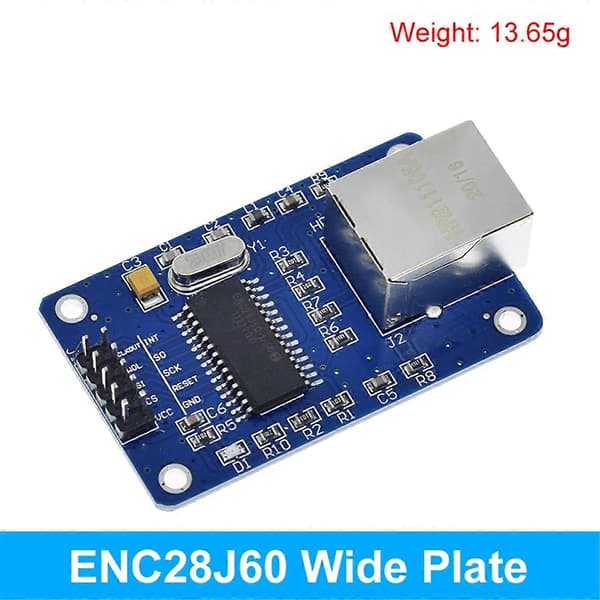 TZT ENC28J60 SPI Interface Netværksmodul Ethernet Modul til Arduino