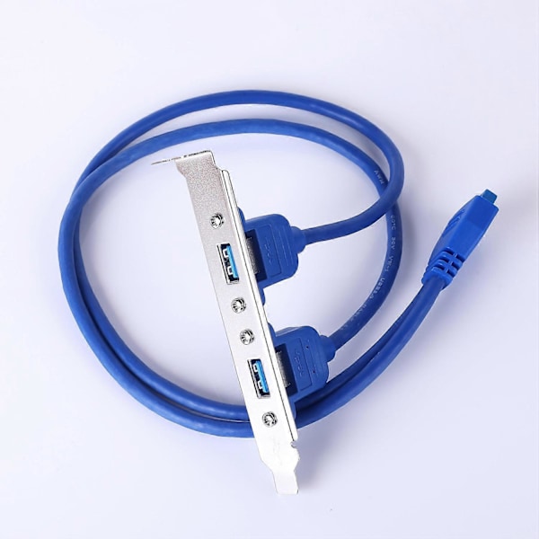 20-Pin till USB 3.0 Dubbelport Kabel Header, Förläng Din USB 3.0 Port på Moderkortet till Datorchassi B