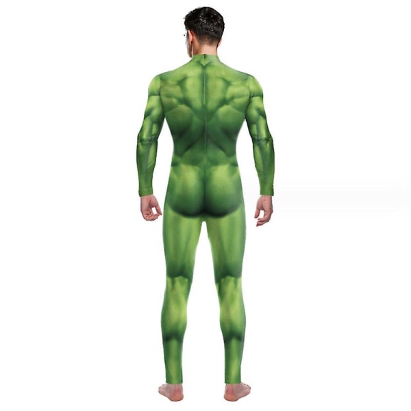 Halloween-asu Cosplay Miesten Body Haalari Zentai Spandex 3D Tyyli Lapsille Aikuiset style 1 XL