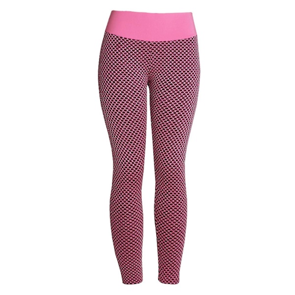 Tflycq Womens Stretch Yoga Leggings Fitness Löpgym Sport Full Längd Active Pants Pink XXXL
