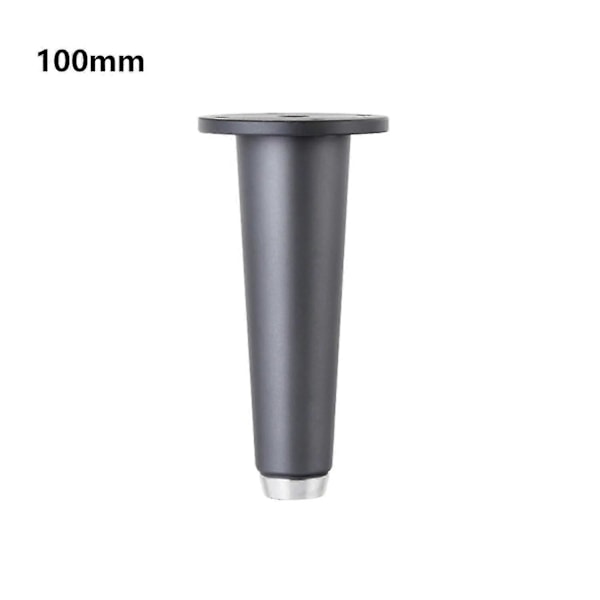 100 cm kiinteät kaapin jalat, kiillotetut, kulutusta kestävät, kapenevat sohvan huonekalujalat (4 kpl)