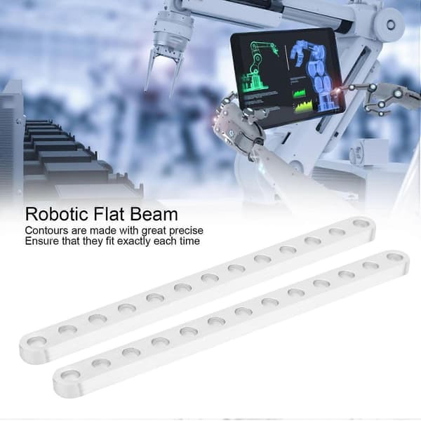 1 Par Flat Beam 13 Hull 4 x 8 x 104mm 3102‑0009‑0104 Robotisk Strukturdel Tilbehør
