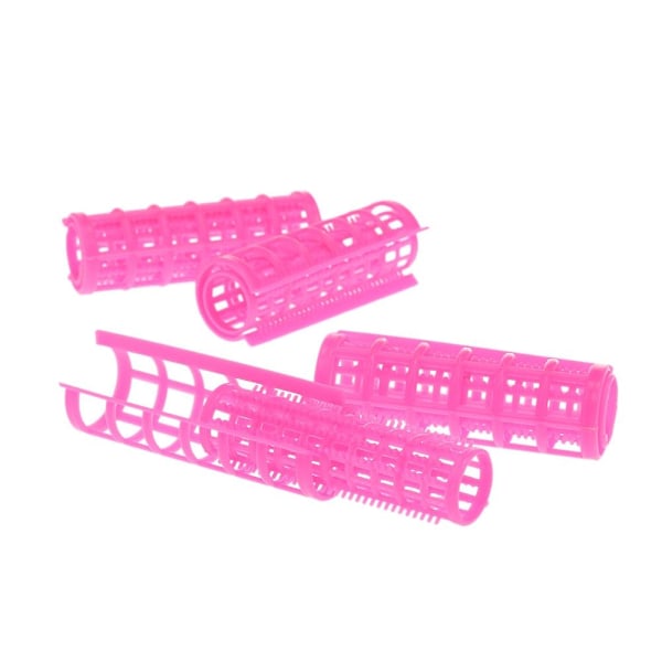 Plastik Curlers Hårruller til Hårstyling Frisør DIY Krølle Værktøj 12STK