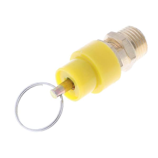 1 stk. 1/4'' 12KG BSP Sikkerhedsventil til Luftkompressor Trykaflastningsregulator
