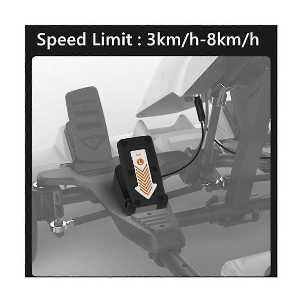 Fartsbegrenser Gasspedal og Bremsepedal for Gokart Kit Akselerator Bremsepedal for Gokart Pro Scooter Deler
